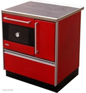 MBS SD ROYAL 720 PLUS ECO sporák červený levý